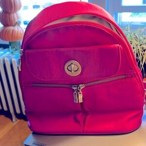Baggallini pink backpack NWOT